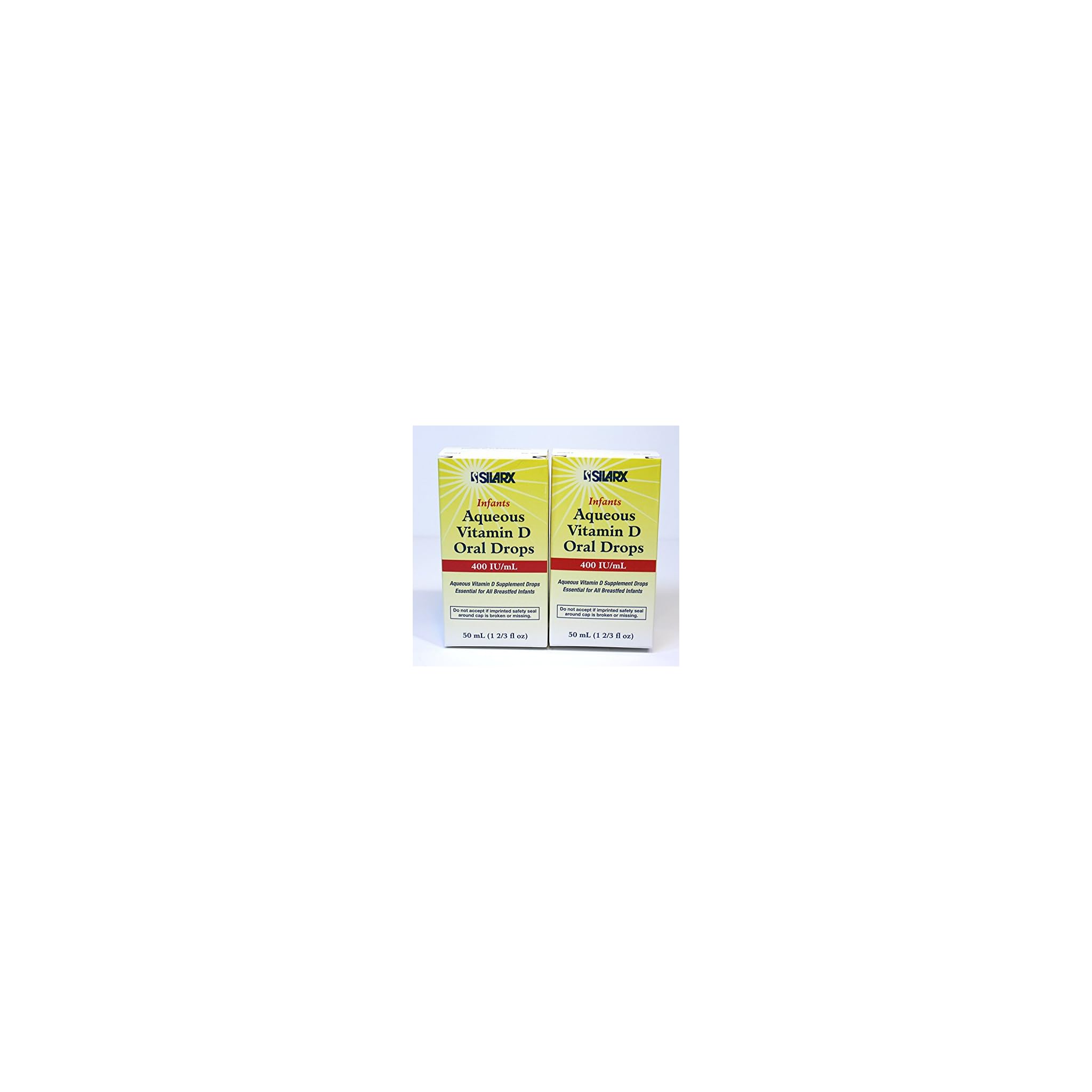 Infants Aqueous Vitamin D Oral Drops 400IU/ml 2Pak (2 x