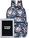 School Bookbags for Girls, Floral Backpack College Bags Women Daypack by Leaper