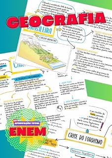 Livro Apostila ENEM de Geografia - Revisão Completa em 87 páginas
