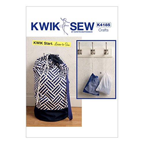 McCall Pattern K4185-00000 Drawstring Laundry Bags in Two One Size Only
