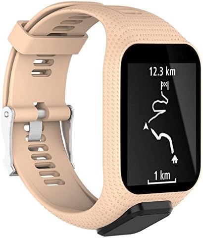 Keweni For Tom Tom Straps Replacement Silicone Watchbands Straps for Tom Tom Adventurer/Tom Tom Golfer 2/ Tom Tom Runner 2/ Tom Tom Runner 3/ Tom Tom spark/Tom Tom spark3