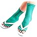 Pedisavers Toe Separator Pedicure Socks, Teal