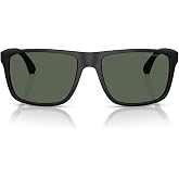 Emporio Armani mens Ea4033 Square Sunglasses