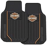 Harley-Davidson Black Floor Mat Set of 2 - Elite Series