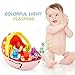 Vatos Baby Easter Egg Toy, Toddler Easter Basket for 1 2 3 4 5 Year Old Boys & Girls | Musical Easter Eggs with Colorful Changing Lights| Musical Easter Eggs for Babies