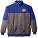MLB Big and Tall Men's Poly Fleece Yoked Track Jacket with Wordmark Logo