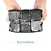 Ice Cube Trays , Nexlux Silicone ice Ball Maker Combo Set of 2,whiskey ice mold 12 Cubes with Lid & Large Square Molds, Reusable & BPA Free
