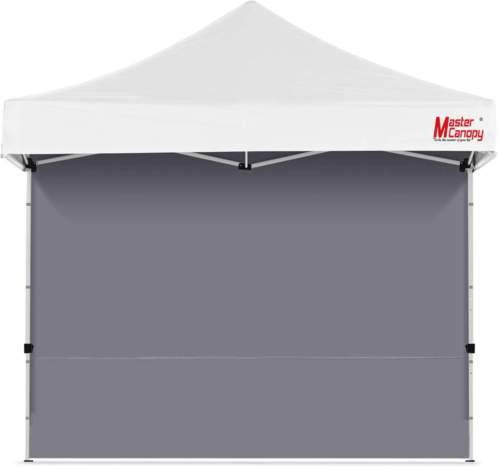 MasterCanopy Instant Gazebo Sidewall Panel 3x3M Water & UV Resistant Gray