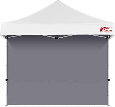 MasterCanopy Instant Gazebo Sidewall Panel 3x3M Water & UV Resistant Gray