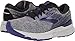 Brooks Womens Adrenaline GTS 19 Running Shoe - Black/Purple/Grey - B - 8.5