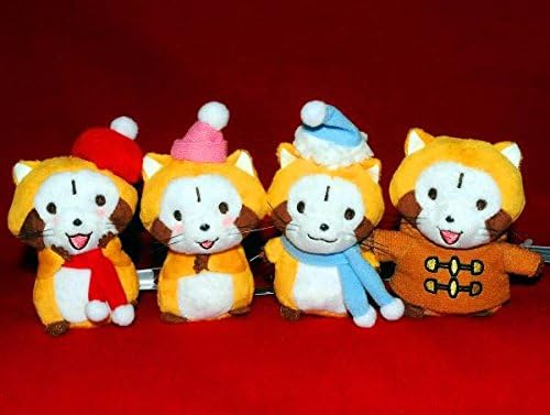 Amazon Co Jp あらいぐまラスカルウィンターマスコット 全4種コンプセットベレー帽 ニット帽 マフラー ダッフルコートぬいぐるみプライズ新品 ホビー 通販