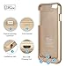 [MFI Apple Certified] iPhone 6S Battery Case - iPhone 6 Battery Case, SAVFY iPhone Portable Charger iPhone 6 6S Charging Case[Gold]-3200mAh Battery Pack Juice Bank Cover