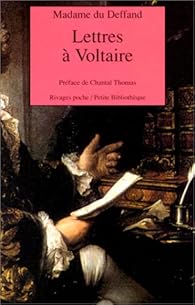 Book's Cover ofLettres de Madame du Deffand à Voltaire, 1759-1775