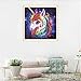 Amersin DIY 5D Special Shaped Diamond Painting by Number Kits, Full Drill Rhinestone Embroidery Cross Stitch Pictures for Christmas Home Decor (Unicorn 2)