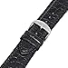 Hadley-Roma Men's MSM907RA-260 26-mm Black Genuine Leather WatchStrap
