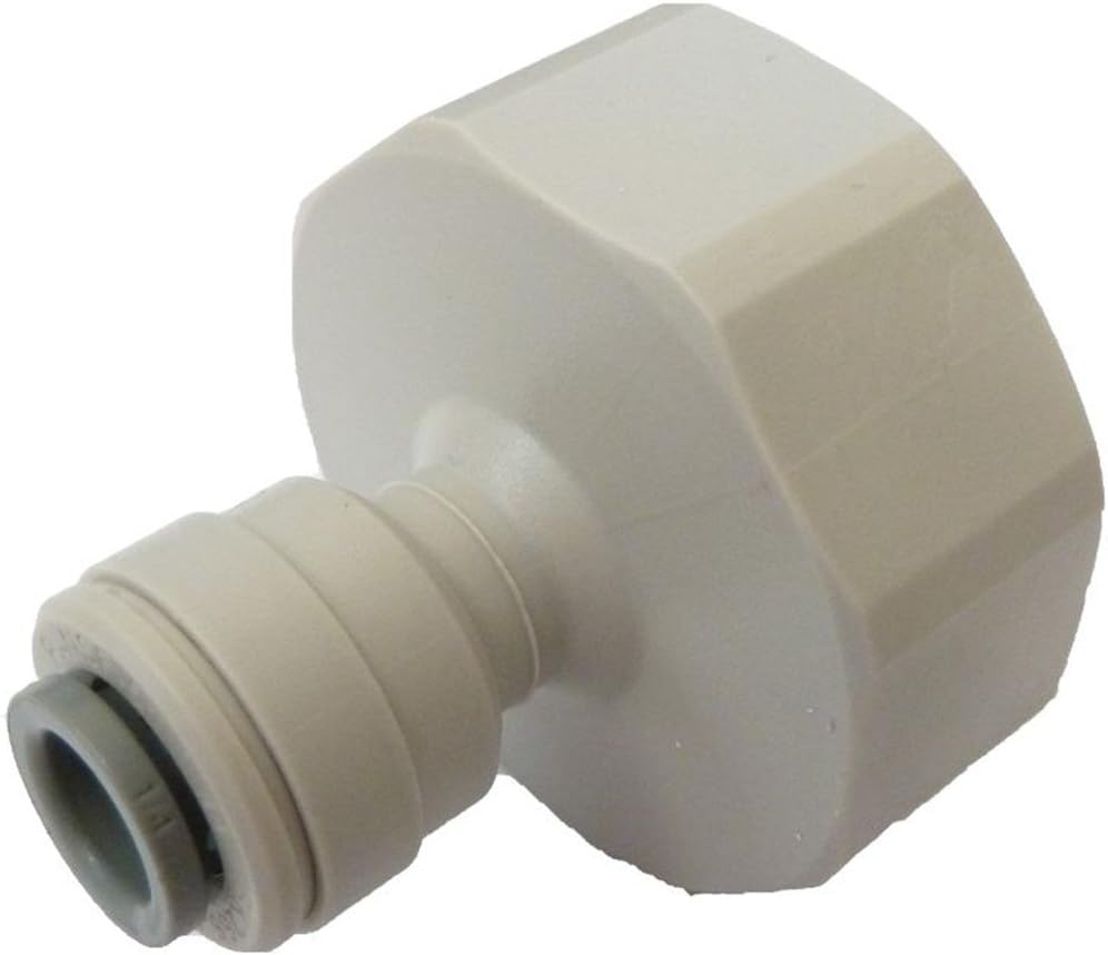 John Guest 3/4 inch BSP to 1/4 inch Push Fit Tap Adapter