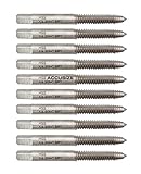 AccusizeTools - 10 Pcs 1/4-20NC HSS Spiral Point