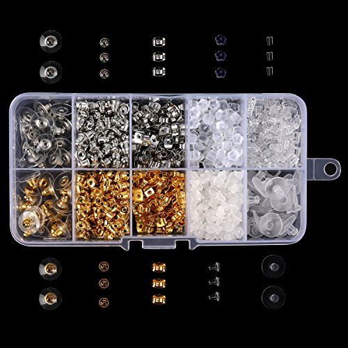 1 1040pcs+Earring+BetyBedy+Backings+Butterfly