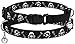 CollarDirect Skull Cat Collar Breakaway with Bell Pack of 2 PCS, Adjustable Kitten Collar for Cats Safety Elastic Strap Black Pink Orange Green Blue Red (Red-Black)