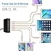 NEXGADGET 6-Port USB Charging Station [40W/2.4A Max Charging Dock] 2-In-1 Desktop Charging Stand Organizer And Portable Travel USB Charger For Smartphone Tablet And More