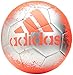 adidas Performance X Glider II Soccer Ball, Solar Red/Silver Metallic, Size 5