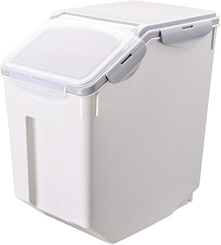 Amazon ペット ストッカー 食品 フードストッカー 大容量 防湿 乾燥 保存容器 密閉容器 プラスチック 犬 猫 ドライフードストッカー 3 5kg 7 10kg 計量カップ付 グレー 7 10kg Mogu Jp フードストッカー 通販