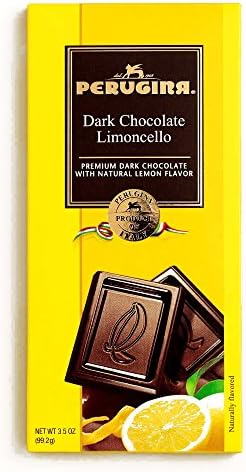 Perugina Dark Chocolate Limoncello Bar 3.5 oz each (1 Item Per Order)
