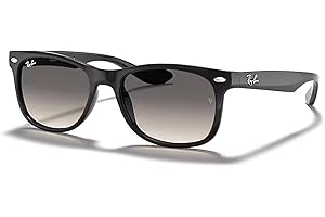 Ray-Ban Junior XS Kids' New Wayfarer RJ9052S Square Sunglasses for SMALL Boys and Girls +BUNDLE with ACCESSORY EYEWEAR KIT