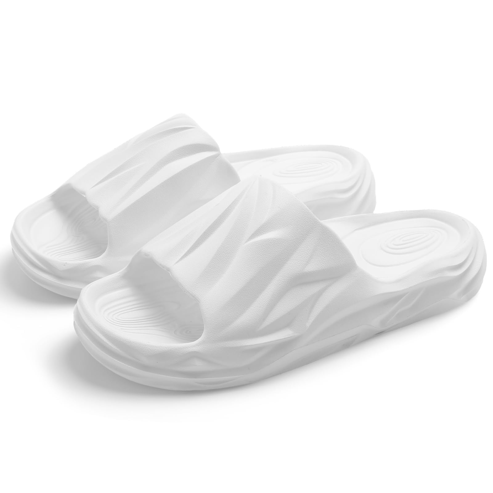 Photo 1 of Spesoul Cloud Slides for Men Women Soft Thick Sole Slide Sandals Recovery Foam Pillow Slippers for House Shower Pool Beach Indoor Outdoor Walking 7-8 Wide Women/6-7 Wide Men