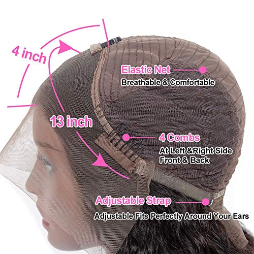 ULOVE-HAIR-Water-Wave-Lace-Front-Wigs-Human-Hair-Pre-Plucked-with-Baby-Hair-Human-Hair-Water-Wave-wigs-150-Density-Brazilian-Hair-Wigs-Wet-and-Wavy-Hair-wigs-Free-Part-Lace-Frontal-Wigs20-inch