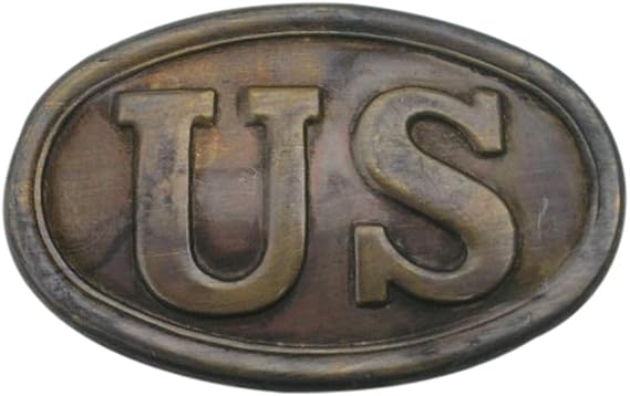 civil war union belt buckle