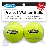 Pre-cut Walker Glide Balls - 15 Colors & Styles (Yellow)