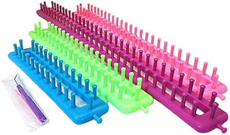 Amazon Shop Shimataro ニットクイックルーム 長方形型 編み機 4サイズセット 編み針付き 編み物キット 通販