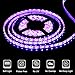 SUNNEST LED Strip Lights, 16.4ft 5050 RGB 300leds Waterproof Flexible Light Strips,12V DC Led Light Kit with 44-Key Remote Controller & Power Supply for Kitchen Bedroom and Outdoor Decoration