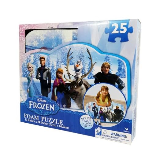 Frozen Foam Puzzle (25-Piece) Styles Will Vary