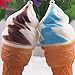 Omaky Soft Jumbo Ice Cream Squishy Cellphone Kawaii Charms Straps Pendant Toy