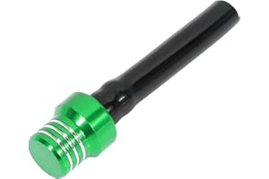 A ABSOPRO Aluminum Alloy Breather Tube Gas Fuel Tank Cap Cover Air Vent Hose for ATV Dirt Bike Green Item Replacement