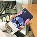 Ultra Slim Soft TPU Blue Stitch Case for iPhone X iPhoneX 2017 Shockproof Shock Proof Sleek Slim Fit Smooth Comfortable Cartoon Cute Chic Lovely High Fashion Stylish Cool Girls Women Teens Kids