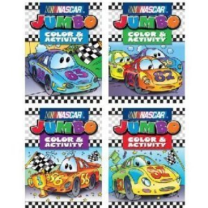 Nascar Kids Jumbo Coloring & Activity