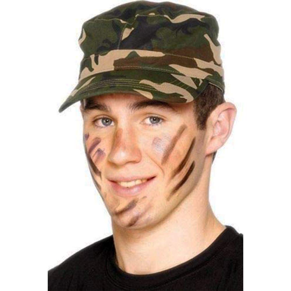 Hen Party Superstore Army Camouflage Fancy Dress Cap/Hat