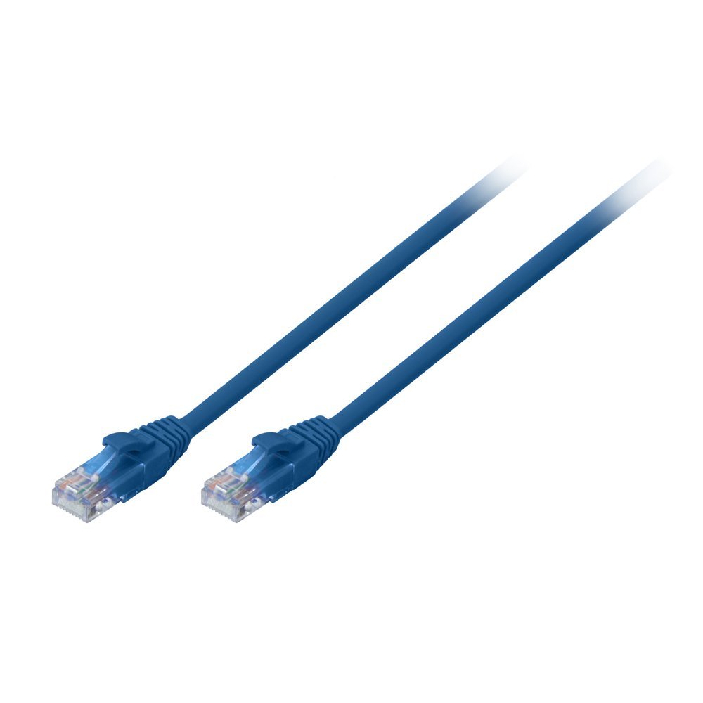 LINDY 5m CAT6 U/UTP Snagless Gigabit Network Cable, Blue