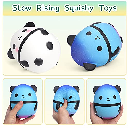 Jumbo Squishy Panda Egg Squishies Fidget Toys Galaxy, Slow Rising