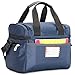 MOJECTO Cooler Bag-12x10x6.5-Inch.Two Insulated Compartments, Heavy Duty Polyester, High Density Insulation (Hot or Cold), 2 Heat Sealed Removable Peva Liner, Many Pockets, Strong Double Zipper