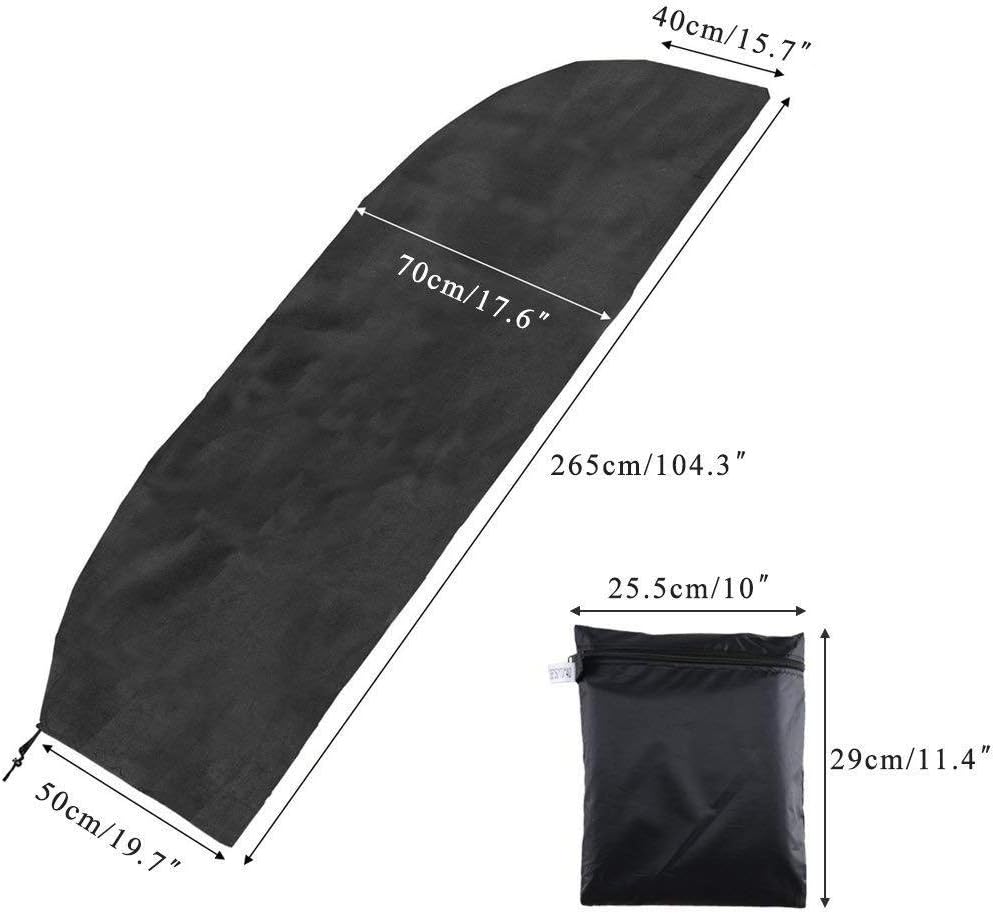 Cantilever Umbrella Cover for 7-11 ft, Patio Umbrella Covers with Zipper, Waterproof UV-Resistant Patio Umbrella Zipper Cover, All-Weather Protection Cover with Storage Bag, Outdoor Umbrellas Large: Kitchen & Dining