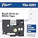 Brother Genuine P-touch TZE-S251 Tape, 1" (0.94") Wide Extra-Strength Adhesive Laminated Tape, Black on White, Laminated for Indoor or Outdoor Use, Water-Resistant, 0.94" x 26.2' (24mm x 8M), TZES251 primary