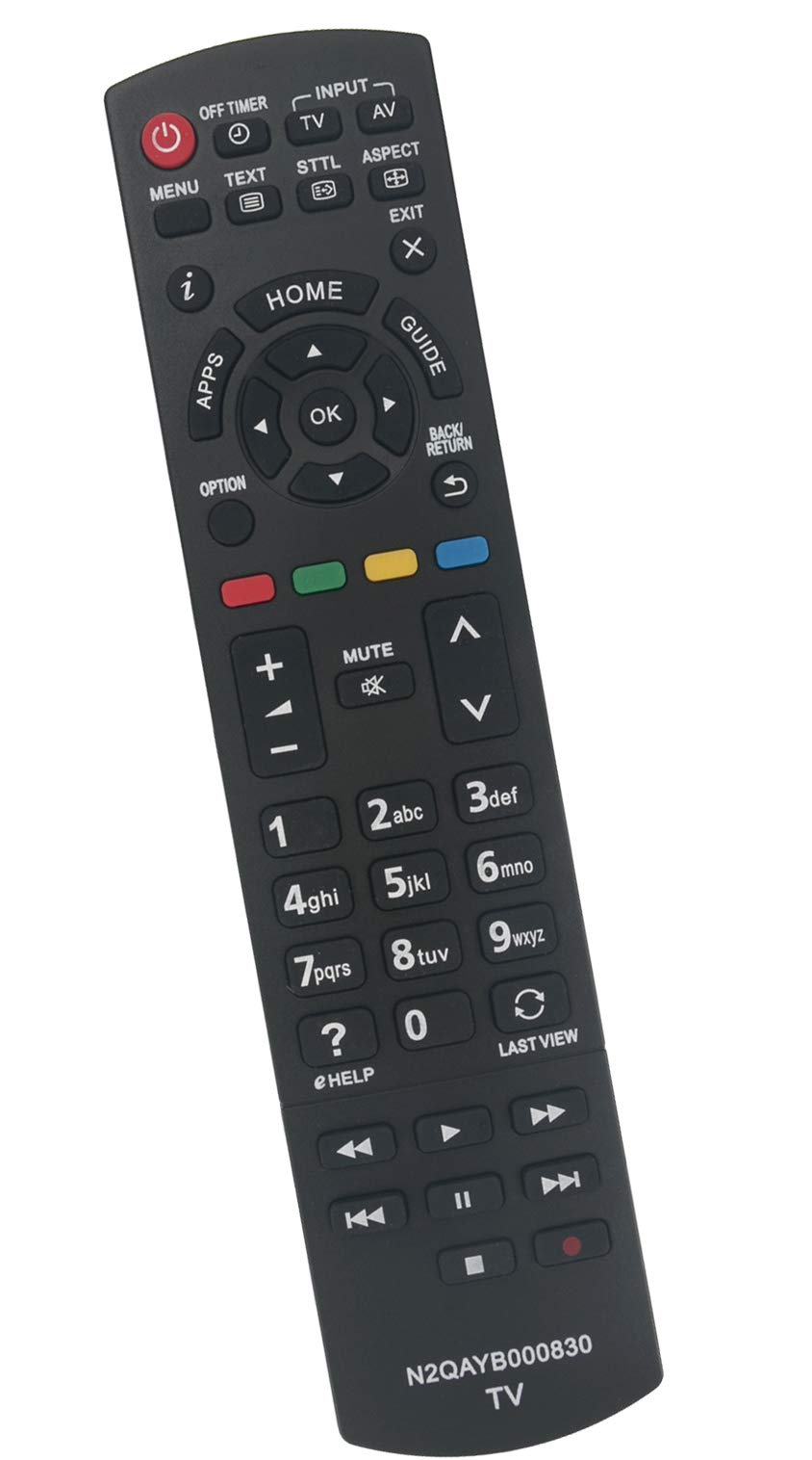 ALLIMITY N 2 QAYB 000830 Remote Control Replace for Panasonic Viera LCD TV TX-24AS500E TX-32AS500E TX-32AS600E TX-32ASX603 TX-39AS600Y TX-42AS500E TX-42ASW604 TX-50AS500E TX-50AS520Y