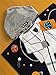 Athaelay Cotton Beach Towel for Age 2-7 Years Boy/Girl Toddlers and Kids, Multi-use for Bath/Shower/Pool/Swim, Hooded Poncho Bathrobe with Drawstring Bag, Astronaut Theme