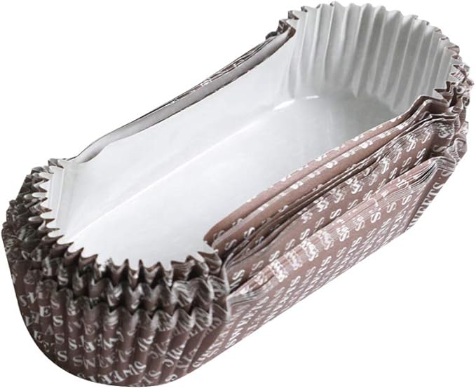 Bakerdream Disposable Oval Eclair Liners Loaf Liners Bread