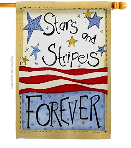 Breeze Decor - Stars & Stripes Americana - Everyday Patriotic Impressions Decor…