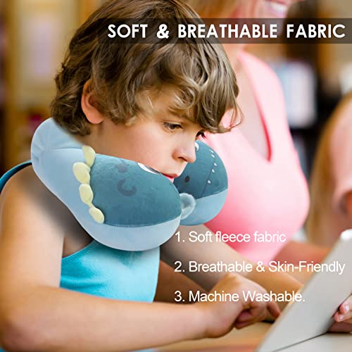 PEKAD Kids Travel Neck Pillow, Chin Supporting Travel Pillow, Animal